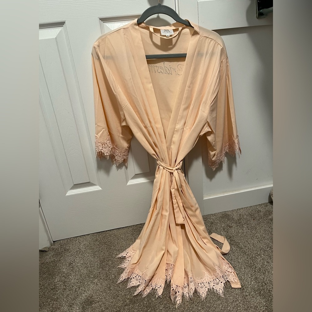 Pink Bridesmaid Robe